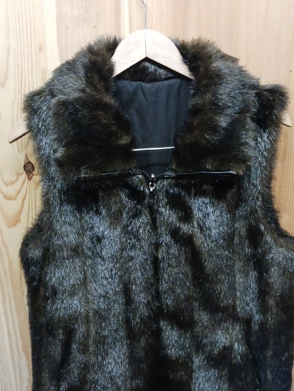 Gallery Faux Fur Reversible Vest